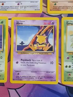 Pokemon Karten Sammlung 5 x Karten Legendary Set Pokemon TCG Vintage 2002 - Image 5