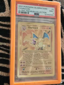 2021 POKEMON CELEBRATIONS ULTRA-PREMIUM COLLECTION #4 CHARIZARD PSA 9 - Image 1