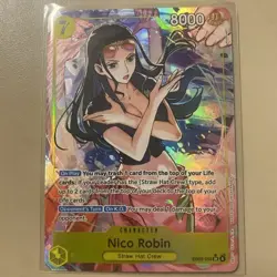 One Piece Nico Robin SR Alt Art AA EB03-055 Heroines edition English FRESH PULL - Image 1