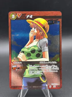 Nami 06/85 SR Foil Miracle Battle Carddass Japanese Bandai One Piece - Image 1