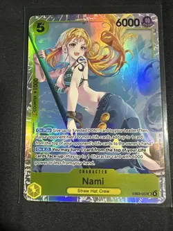 One Piece Nami EB03-053 SR Heroines Edition English Foil - Image 1