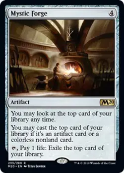 Mystic Forge Core Set 2020 / M20 HEAVILY PLD Artifact Rare MAGIC CARD ABUGames - Image 1