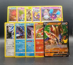 Pokemon Celebrations | 10 Card Lot! | Zamazenta, Ho-Oh, Kyogre, Dialga, ect. - Image 1