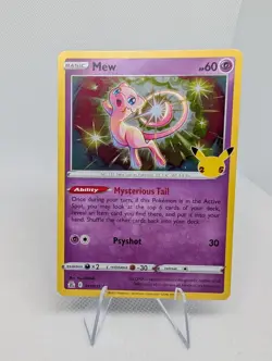 Mew 011/025 Holo Rare 2021 Pokemon Card Celebrations 25th Anniversary TCG Card - Image 1