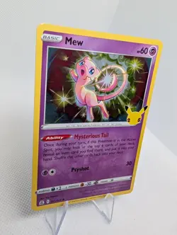 Mew 011/025 Holo Rare 2021 Pokemon Card Celebrations 25th Anniversary TCG Card - Image 2