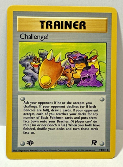 Trainer Challenge! Pokemon Card Common Team Rocket Set - 74/82 - Image 1