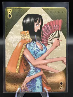 Robin One Piece Golden Playing Card Spades 7 Jump Festa 2024 - Image 1