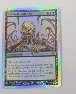 Necro-Impotence Foil Unhinged 60/140 GEM MINT Magic: the Gathering MTG - Image 2
