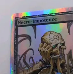 Necro-Impotence Foil Unhinged 60/140 GEM MINT Magic: the Gathering MTG - Image 3