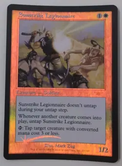 Sunstrike Legionnaire FOIL 22/145 MTG Magic The Gathering White MINT - Image 1