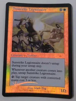 Sunstrike Legionnaire FOIL 22/145 MTG Magic The Gathering White MINT - Image 2
