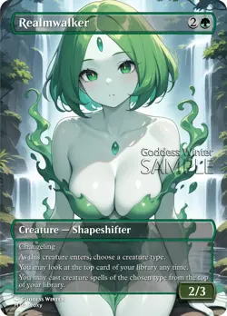 MTG - Realmwalker - Fanart Borderless Style - EDH / Playtest - Image 1