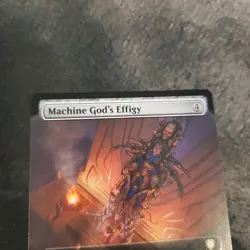 Machine God's Effigy (Extended Art) #63 (NM) Brothers' War BRC Magic MTG - Image 2