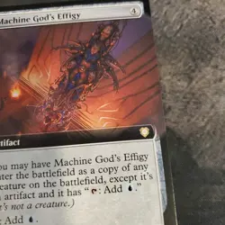 Machine God's Effigy (Extended Art) #63 (NM) Brothers' War BRC Magic MTG - Image 3