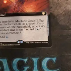Machine God's Effigy (Extended Art) #63 (NM) Brothers' War BRC Magic MTG - Image 4