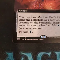 Machine God's Effigy (Extended Art) #63 (NM) Brothers' War BRC Magic MTG - Image 5