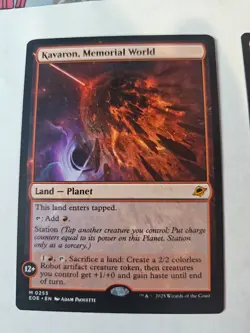 MTG - Kavaron, Memorial World - Edge of Eternities - Image 1