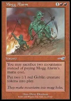 Mogg Alarm - Medium Play MTG Nemesis - Image 1