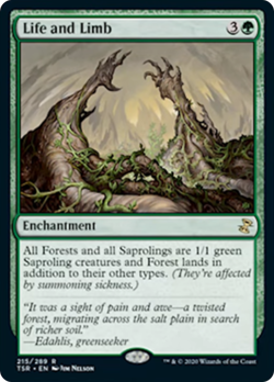 Life and Limb Time Spiral Remastered NM Green Rare MAGIC GATHERING CARD ABUGames - Image 1