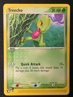 Treecko 80/97 Dragon Hajime Kusajima Pokemon E-Reader TCG Card - Image 1