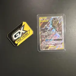 Pokemon Garchomp & Giratina GX TAG TEAM Ultra Rare Holo SM193 GG End GX Card - Image 1