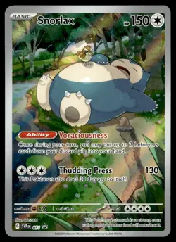 Snorlax - Promo Holo SV: Scarlet & Violet Promo Cards 051 NM Pokemon TCG - Image 1