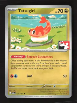 Tatsugiri Uncommon Prize Pack Series Cards 131/167 LP Pokemon TCG - Image 1