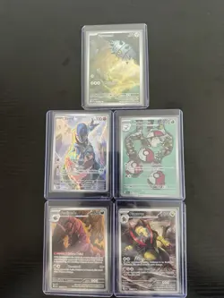 Lot Of 5 Pokemon Cards IRs Haxorus, Amoongus, Scolipede, Sawk, Ferrothrorn - Image 1