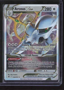Arceus VSTAR - (Metal Card) Promo Holo 123/172 NM Pokemon TCG - Image 1
