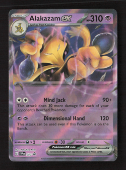 Alakazam ex Promo Holo SV: Scarlet & Violet Promo Cards 050 NM Pokemon TCG - Image 1