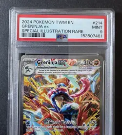 *PSA 9* Greninja ex 214/167 SIR - Twilight Masquerade - Mint Rare Pokemon Card - Image 2