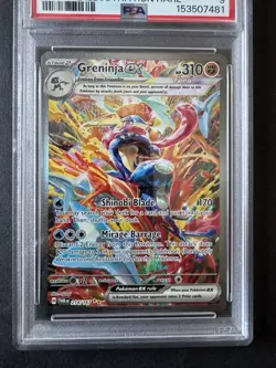 *PSA 9* Greninja ex 214/167 SIR - Twilight Masquerade - Mint Rare Pokemon Card - Image 3