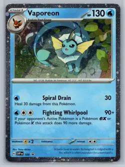 Vaporeon - (Cosmos Holo) Promo SV: Scarlet & Violet Promo Cards 168 - Image 1