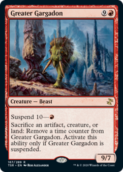 Greater Gargadon Time Spiral Remastered NM Red Rare MAGIC MTG CARD ABUGames - Image 1