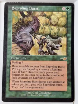 Saproling Burst - Nemesis - Magic the Gathering MTG Nice! - Image 1