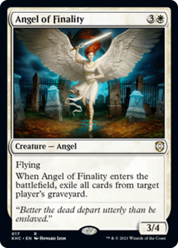 Angel of Finality Kaldheim Commander NM White Rare MAGIC GATHERING CARD ABUGames - Image 1