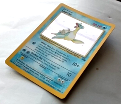 Lapras 10/62 HOLO RARE NM Original Fossil Set Pokemon Card 1999 TCG - Image 3
