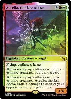 Aurelia, the Law Above MTG NM Murders at Karlov Manor FOIL - Image 1