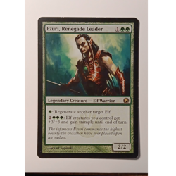 Magic: The Gathering Ezuri, Renegade Leader Legendary Creature Scars Rare Green - Image 1