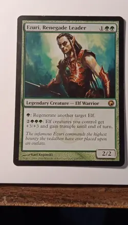 Magic: The Gathering Ezuri, Renegade Leader Legendary Creature Scars Rare Green - Image 3