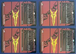 MTG FOIL Playset 4x Lightning Strike Cowboy Bebop Promo STD Showdown NM English - Image 2