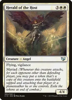 Herald of the Host NonFoil Commander 2015 4 NM MTG - Image 1