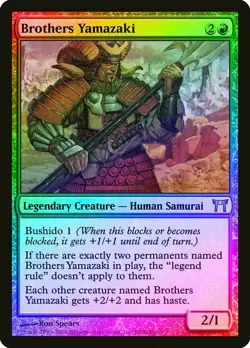 Brothers Yamazaki (B) FOIL Champions CoK MtG LP - Image 1
