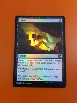 1x Unearth | FOIL | Double Masters 2022 | MTG Magic Cards - Image 3