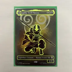 Aang, Swift Savior (Borderless) (Neon Ink Foil) Avatar: The Last Airbender Foil - Image 1