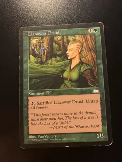 Llanowar Druid Weatherlight Regular - Image 1
