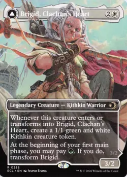 Brigid, Clachan's Heart (Borderless) 285 ECL Lorwyn Eclipsed R - Image 1