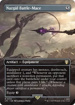 Nazgul Battle-Mace (Borderless) - Commander: The Lord of the Rings - Magic - MTG - Image 1
