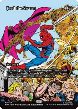 Feed the Swarm (Borderless) [Marvel Universe: Eternal-Legal] Foil Near Mint - Image 1