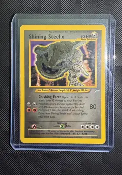 Shining Steelix Neo Destiny 112/105 Secret Rare Holo Pokemon - Image 1